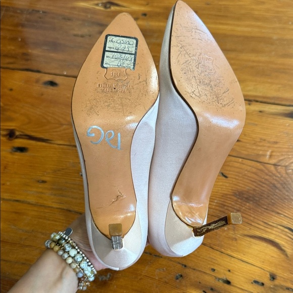 Stuart Weitzman Light Link Pointed Toe Heels Pumps Shoes size 5.5 - Picture 4 of 13